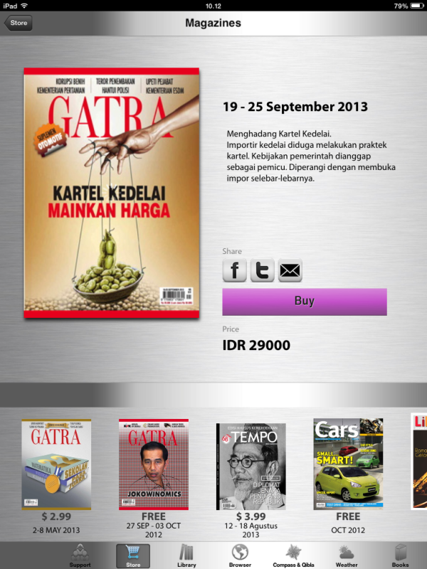 majalah indonesia - gatra 189
