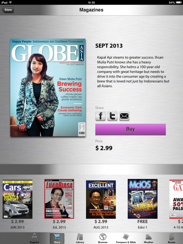 majalah indonesia - globe asia - september 2013