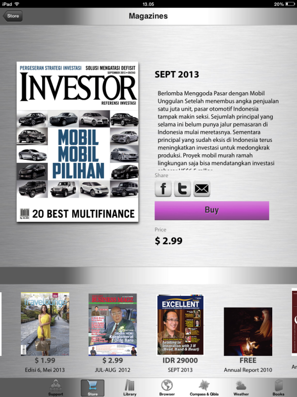 majalah indonesia - investor - september 2013