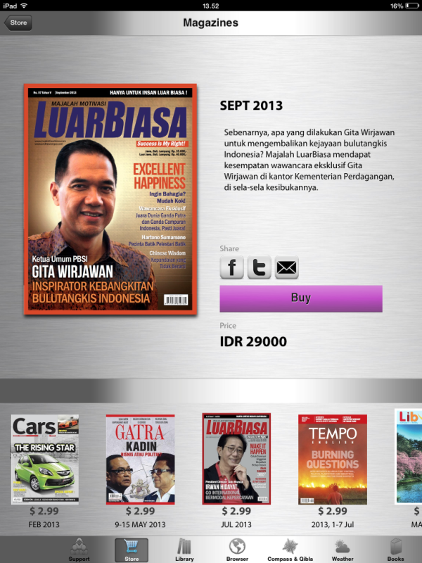 majalah indonesia - luar biasa - september 2013